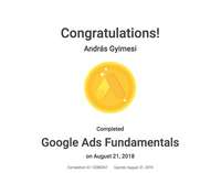 Google Ads Fundamentals vizsga