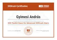 SEMrush Academy Certificate 2